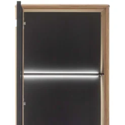 Wohnzimmer Schränke aus Wildeiche & Metall - Flacona (dreiteilig)