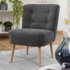 Wohnzimmer Sessel in Anthrazit - Rionja