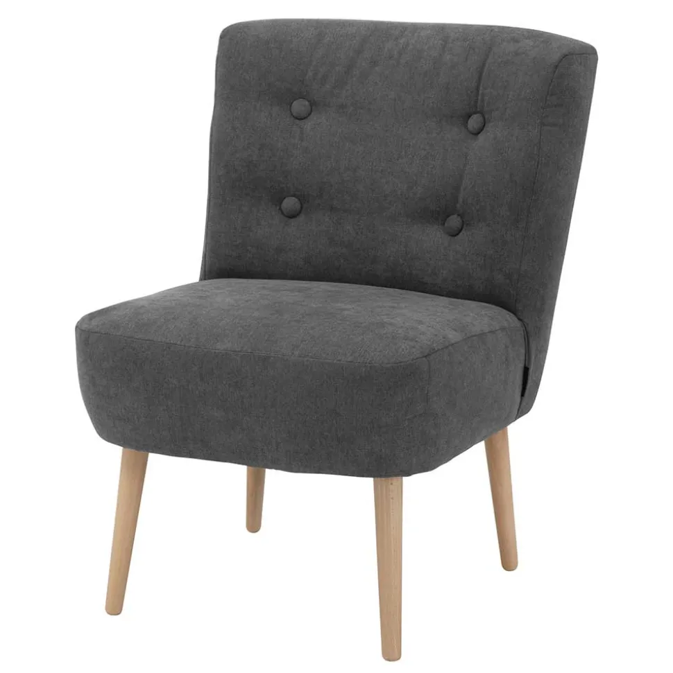 Wohnzimmer Sessel in Anthrazit - Rionja