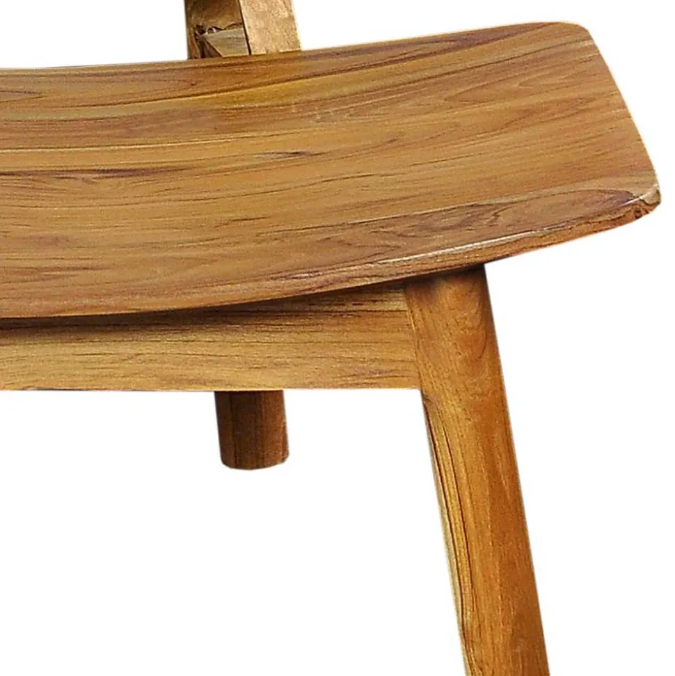 Wohnzimmer Stuhl aus Teak Massivholz - Vivienno