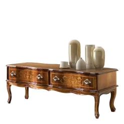 Wohnzimmer Tisch in Nussbaum - Cilienda