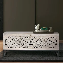 Wohnzimmer Truhentisch im Vintage Look - Fudorus