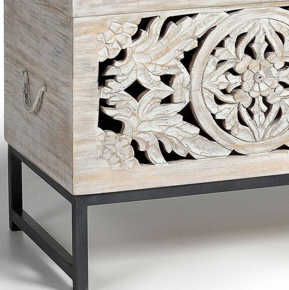 Wohnzimmer Truhentisch im Vintage Look - Fudorus