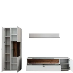 Wohnzimmer TV Anbauwand 270 cm breit - Apulco (dreiteilig)