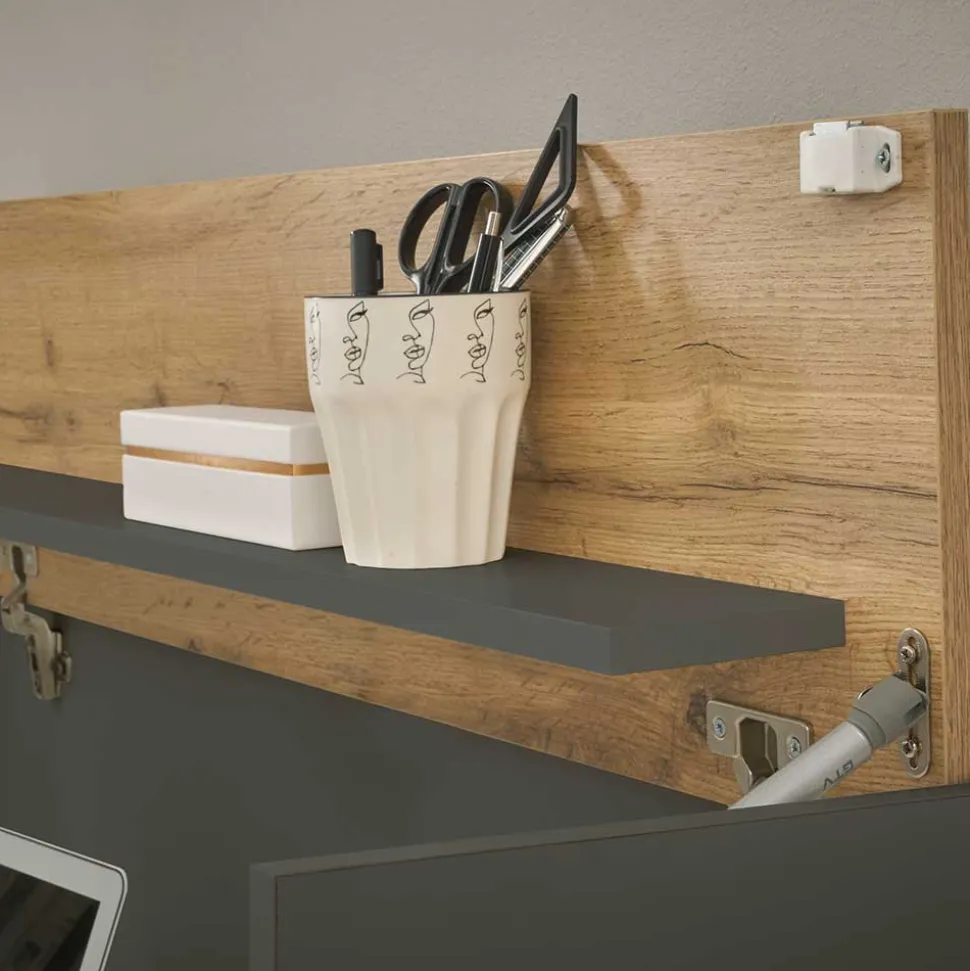 Wohnzimmer TV-Anbauwand Set - Ahilav (sechsteilig)