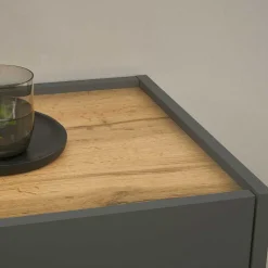 Wohnzimmer TV-Anbauwand Set - Ahilav (sechsteilig)