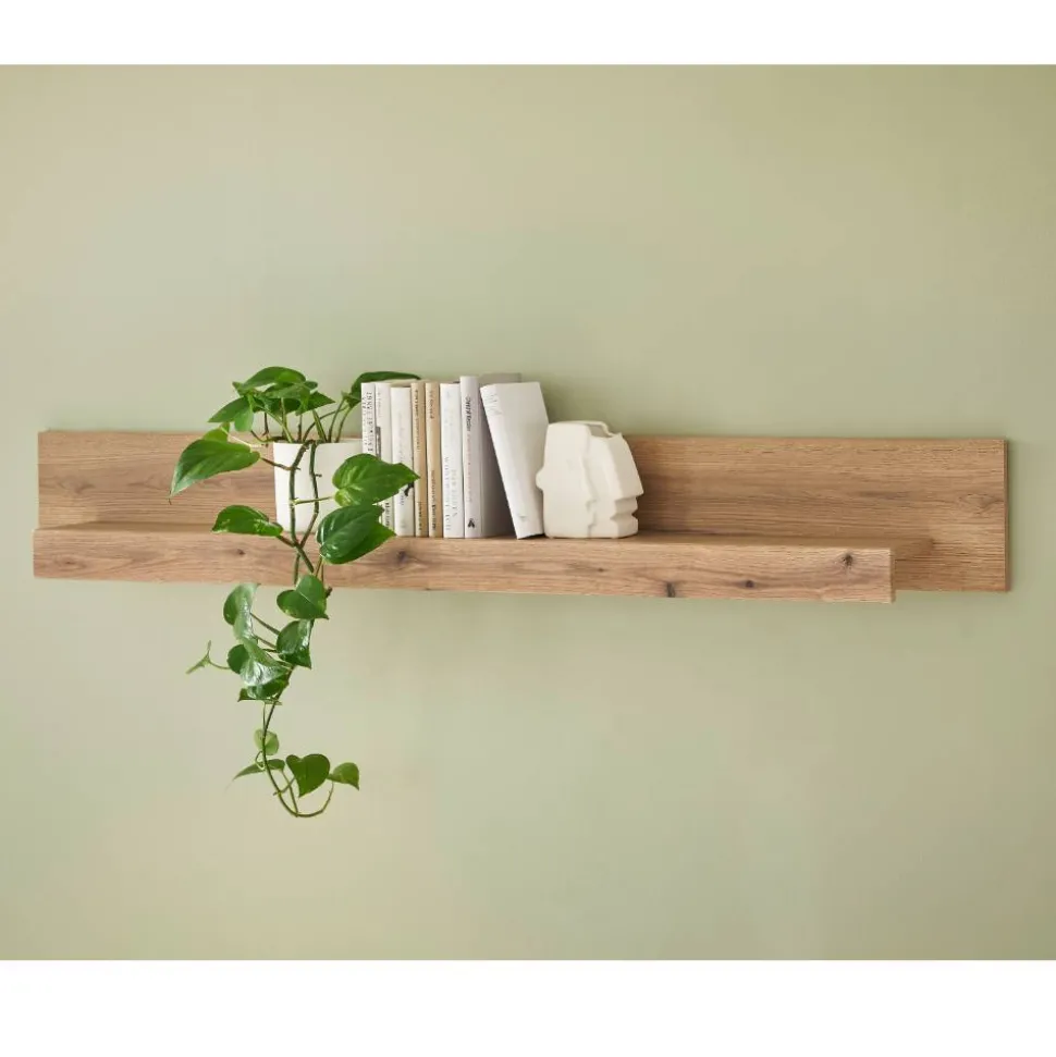 Wohnzimmer TV-Möbel-Set in Eiche - Brocus (vierteilig)