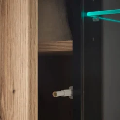 Wohnzimmer TV-Möbel-Set in Eiche - Brocus (vierteilig)