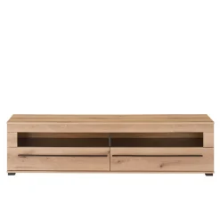 Wohnzimmer TV-Möbel-Set in Eiche - Brocus (vierteilig)