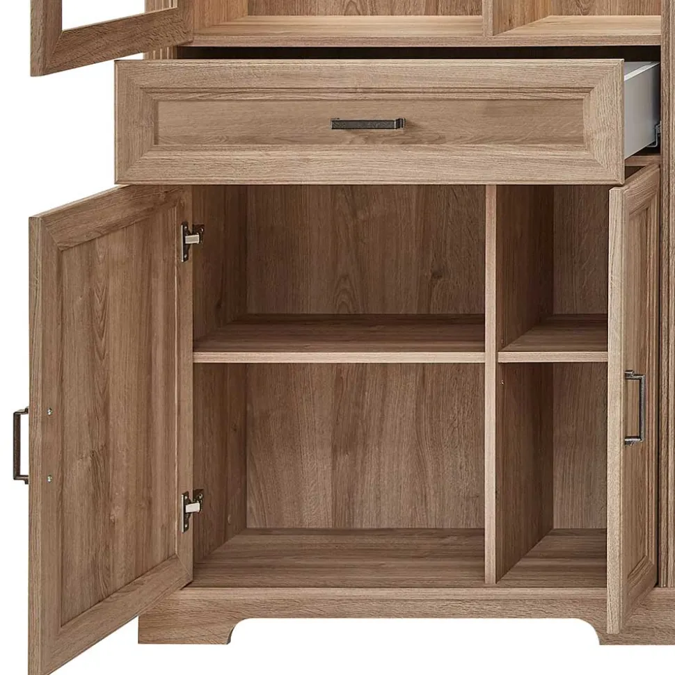 Wohnzimmer Vitrine mit LED Beleuchtung - Barack