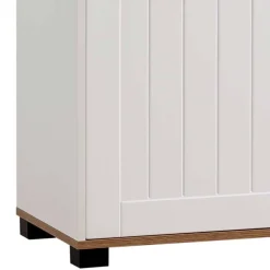 Wohnzimmer Vitrinenschrank in Weiß - Cabinda