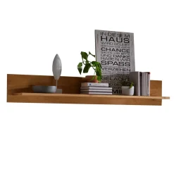 Wohnzimmer Wandboard aus Wildeiche Massivholz - Millena