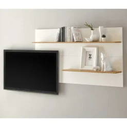 Wohnzimmer Wandregal & TV Board - Nonessia (zweiteilig)