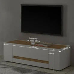 Wohnzimmer Wohnwand Set - Nonessia (vierteilig)