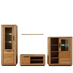 Wohnzimmer Wohnwand teilmassiv - Vlacoma (vierteilig)