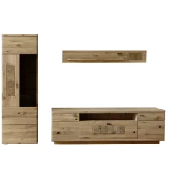 Wohnzimmer Wohnwandmöbel Set - Losiamos (dreiteilig)