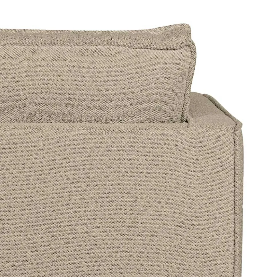 Wohnzimmer Zweisitzer in Beige Boucle - Glamoure