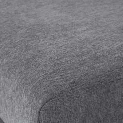 Wohnzimmerhocker in Jeansblau Chenille - Imonas