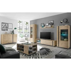 Wohnzimmermöbel inklusive Sofatisch - Lairian (sechsteilig)