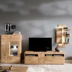 Wohnzimmermöbel Set aus Holz - Destal (dreiteilig)