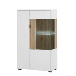 Wohnzimmermöbel Set zweifarbig - Nenaloro (fünfteilig)