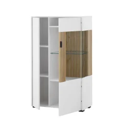 Wohnzimmermöbel Set zweifarbig - Nenaloro (fünfteilig)