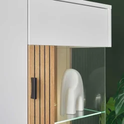 Wohnzimmermöbel Set zweifarbig - Nenaloro (fünfteilig)