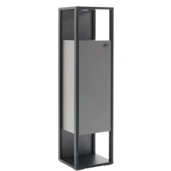 Wohnzimmermöbel TV Wand in Grau - Ridona (dreiteilig)