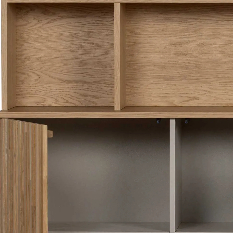 Wohnzimmerschrank mit 4 Türen & 7 Fächern - Cegrada