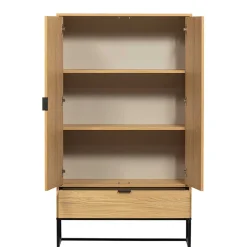 Wohnzimmerschrank mit Doppeltür und Schublade - Ariadelco