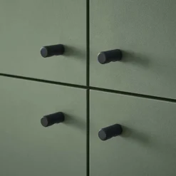 Wohnzimmerschränke & Regal in Graugrün - Oliva (vierteilig)