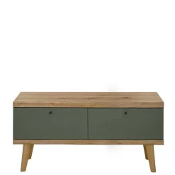 Wohnzimmerschränke & Regal in Graugrün - Oliva (vierteilig)