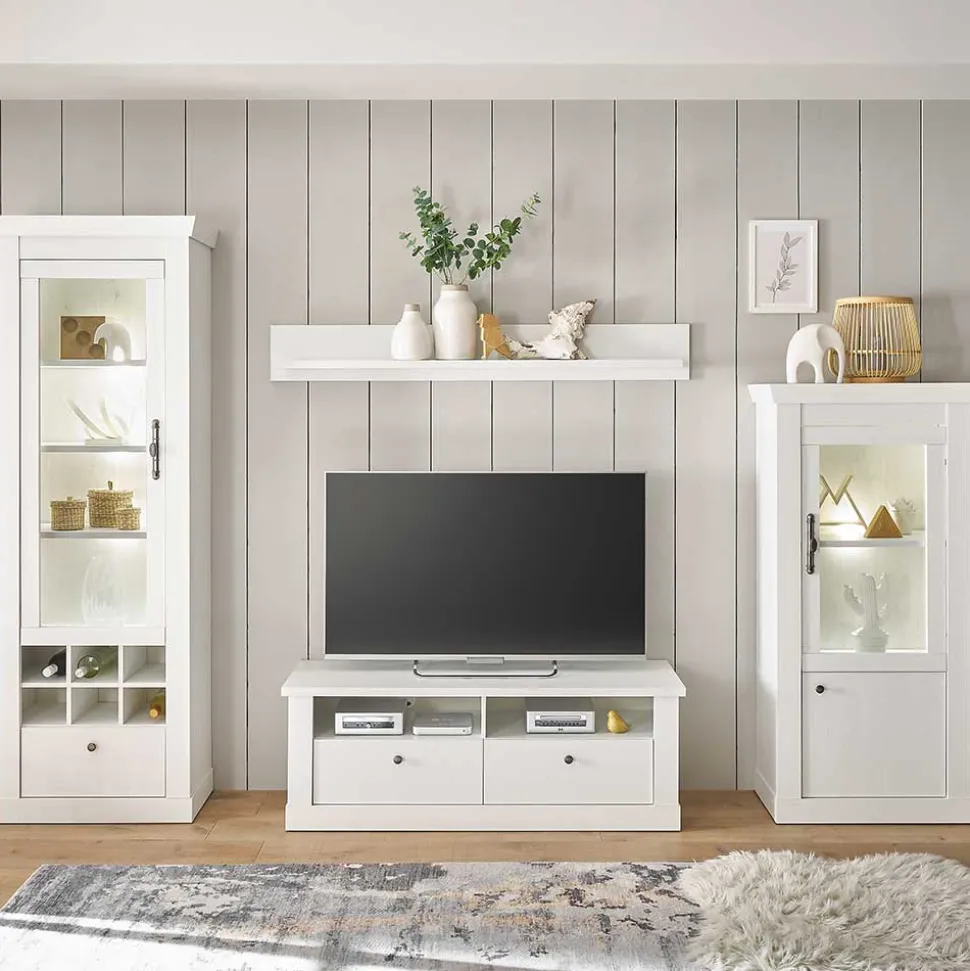Wohnzimmerschränke & Wandboard Set - Liancos (vierteilig)