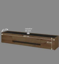 Wohnzimmerschränke und Paneel Set - Colomania (vierteilig)