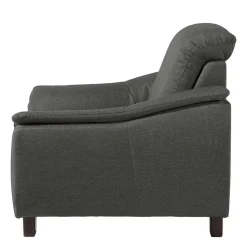 Wohnzimmersessel in Anthrazit und Nussbaum - Classimo