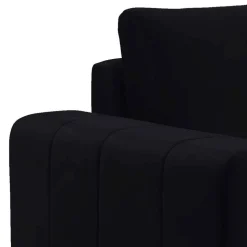 Wohnzimmersessel in Schwarz Samt - Graland