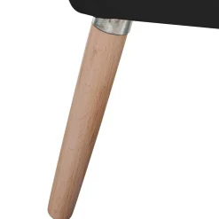 Wohnzimmersessel in Schwarz Kunstleder - Ciabeta