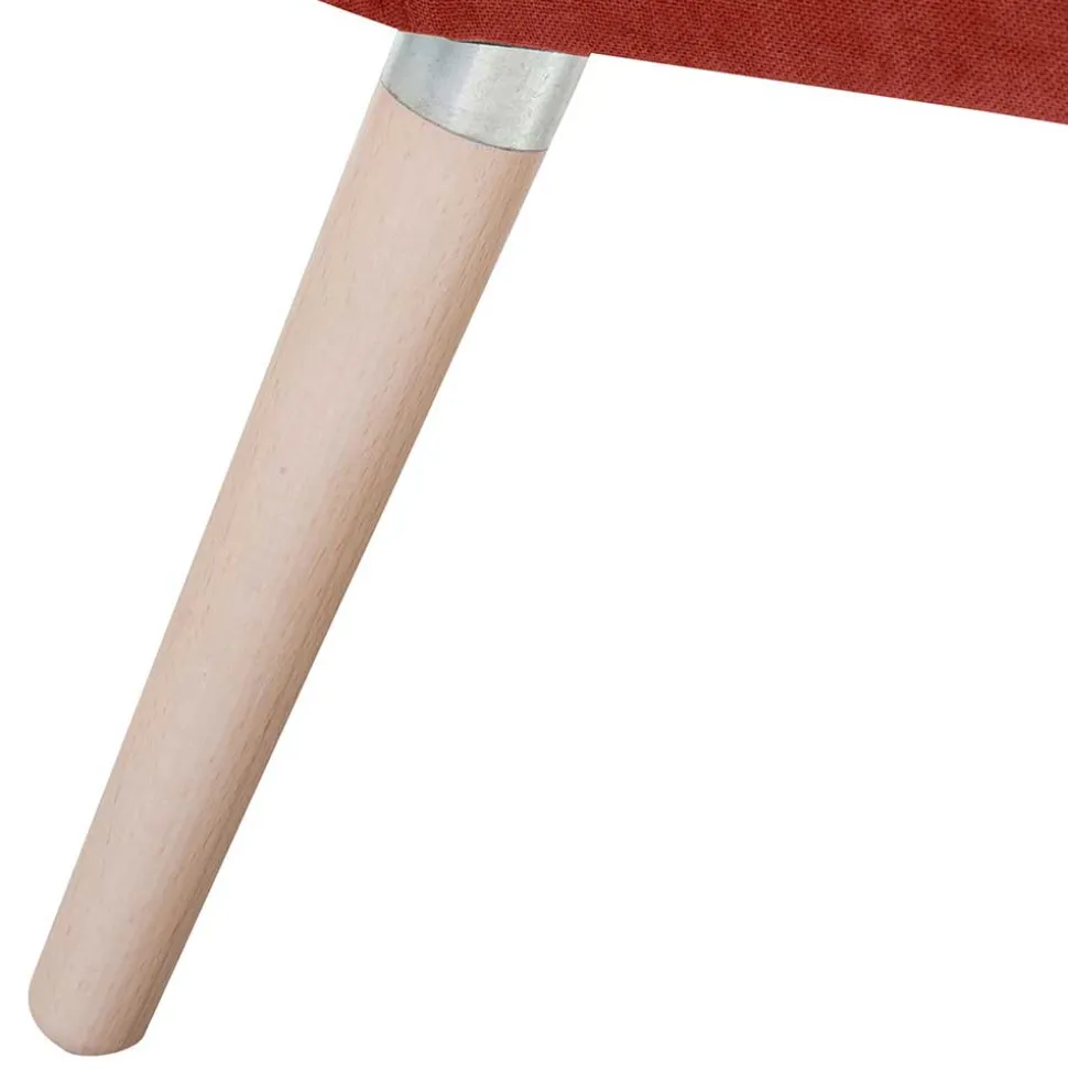 Wohnzimmersessel in Terracotta Velours - Emjada