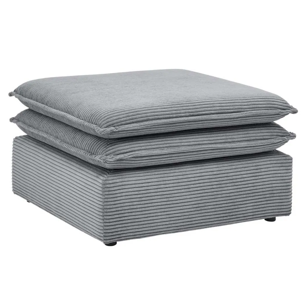 Wohnzimmersessel und Hocker Set - Ruffos (zweiteilig)