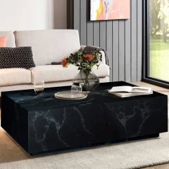 Wohnzimmertisch auf Sockel modern - Ligurcia