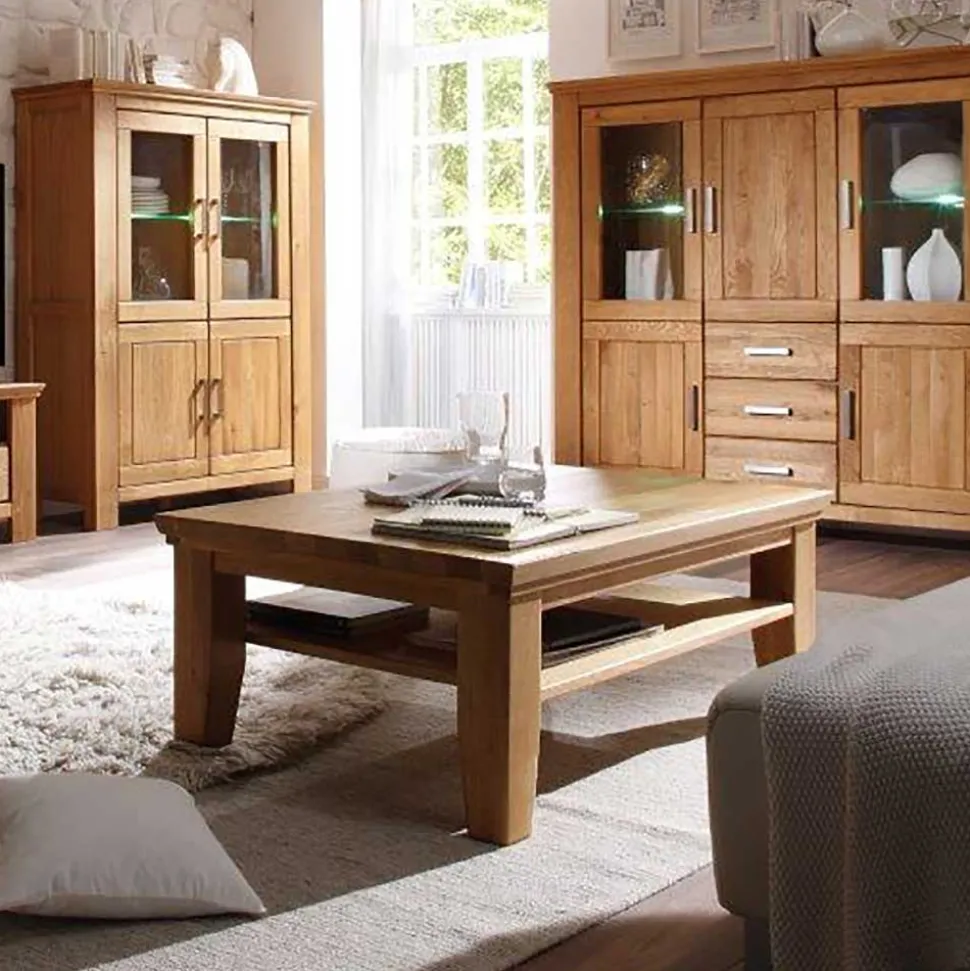 Wohnzimmertisch Ladressa aus Wildeiche geölt