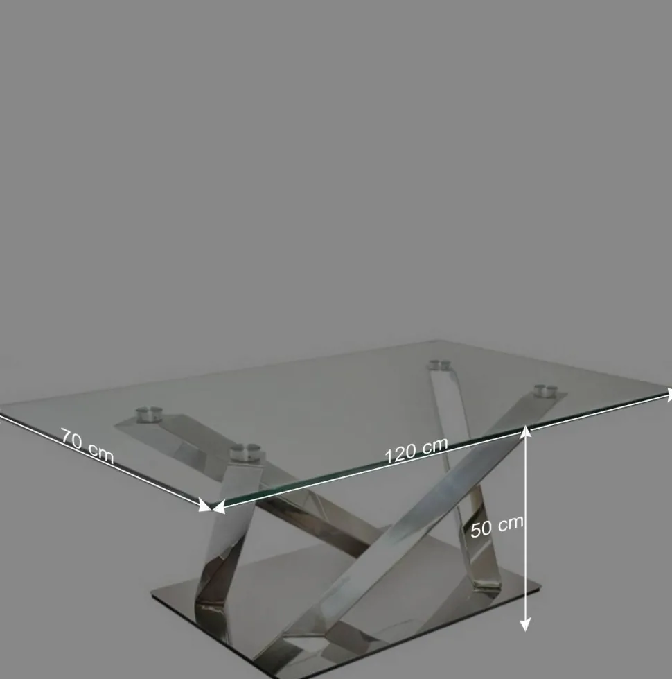 Wohnzimmertisch mit Mikado Fußgestell - Tudan