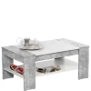 Wohnzimmertisch mit Schublade & Ablage in Beton NB - Cadylica