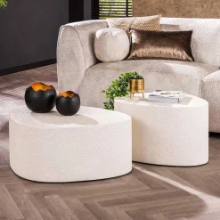 Wohnzimmertische aus Marmorkomposit - Ezeiza (zweiteilig)