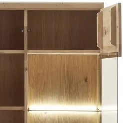 Wohnzimmervitrine in Asteiche Hell - Losiamos