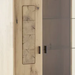 Wohnzimmervitrine in Asteiche Hell - Losiamos