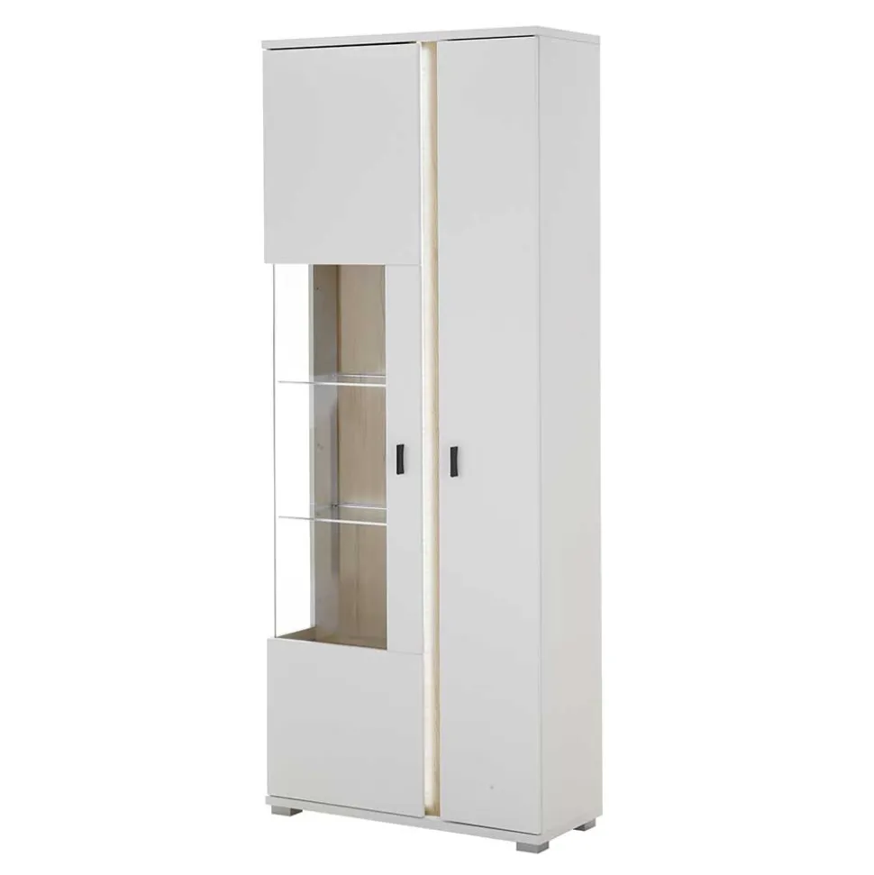 Wohnzimmervitrine mit LED Beleuchtung - Racelyn