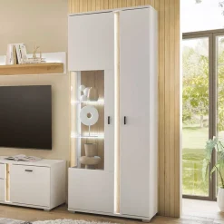 Wohnzimmervitrine mit LED Beleuchtung - Racelyn