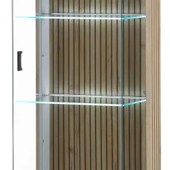 Wohnzimmervitrinen & TV Board & Regal Set - Nenaloro (vierteilig)