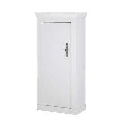 Wohnzimmerwohnwand in weißer Holzoptik Pinie - Liancos (vierteilig)